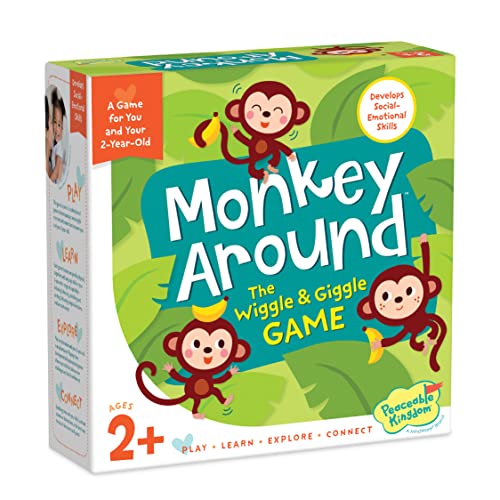 Peaceable Kingdom Monkey Around First Game for Toddlers Interactive Play...