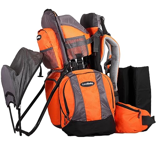 Luvdbaby Premium 2 in 1 Baby Backpack Carrier for Hiking - Baby Carrier...