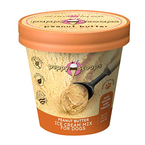 Puppy Scoops Ice Cream Mix for Dogs: Peanut Butter - Add Water and Freeze...