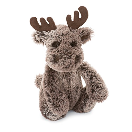 Jellycat Bashful Marty Moose Stuffed Animal, Small, 7 inches