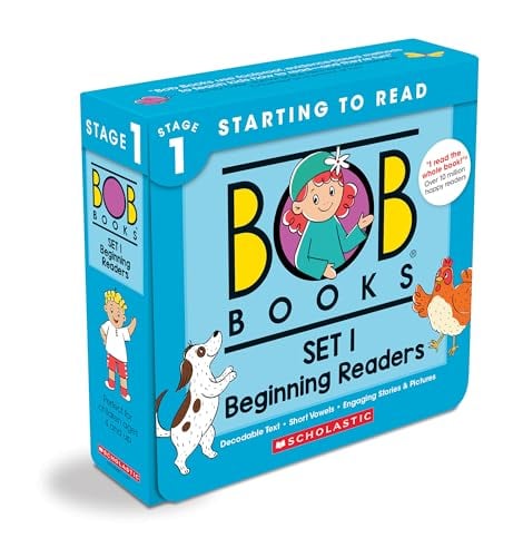 Bob Books - Set 1: Beginning Readers Box Set | Phonics, Ages 4 and up,...