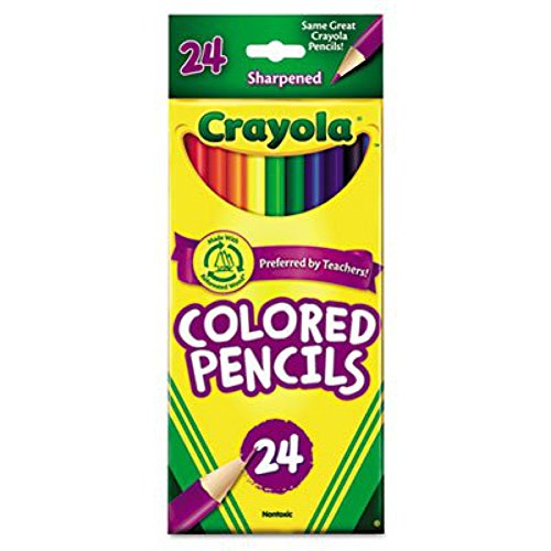 Crayola Products - Crayola - Pencils Long Cannon Woodcase Color, 3.3mm, 24...