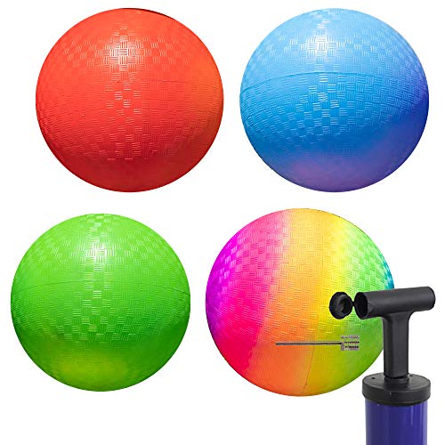 ToysOpoly Playground Balls 10 Inch, 4 Variet Kickball for Kids and Adults -...