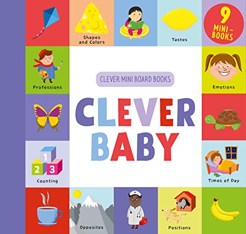 Clever Baby: 9 Mini Board Book Box Set (Clever Mini Board Books)