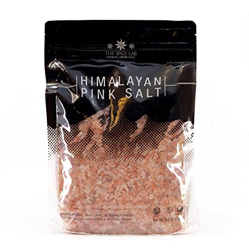 The Spice Lab Himalayan Salt - Coarse 2.2 Lb / 1 Kilo - Pink Himalayan Salt...