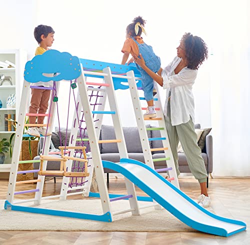 Indoor Playgroud Jungle Gym for Toddlers Slide,Climbing Toys for Toddlers...