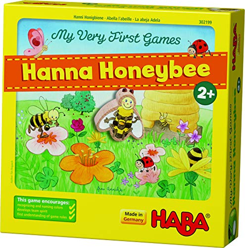 HABA My Very First Games Hanna Honeybee - 2 Cooperative Color Die Games...