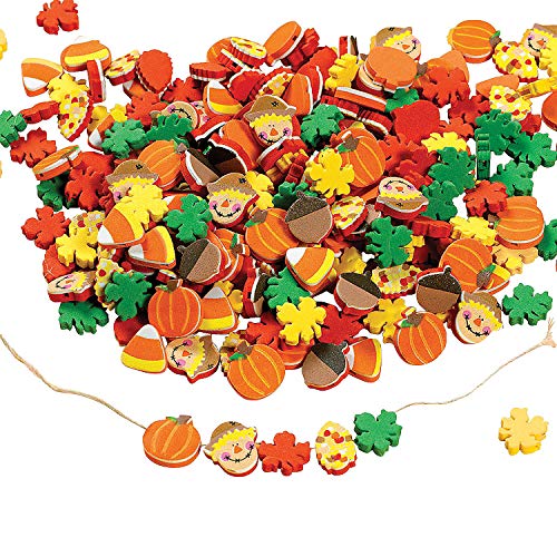 Fabulous Foam Harvest Bead Mix - Crafts for Kids and Fun Home Activities -...