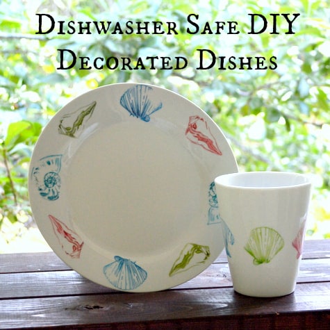 Dishwasher Safe Painted Dishes