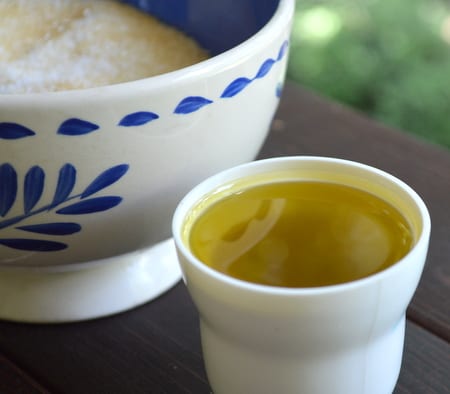 olive oil for sugar scrub