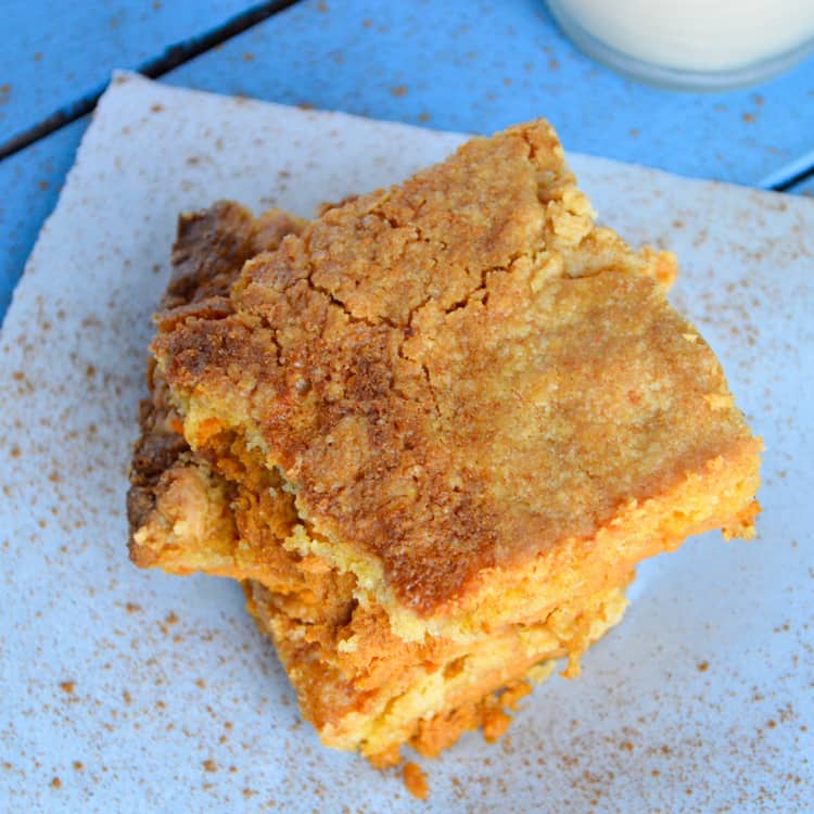 Pumpkin Pie Cake with Cinnamon