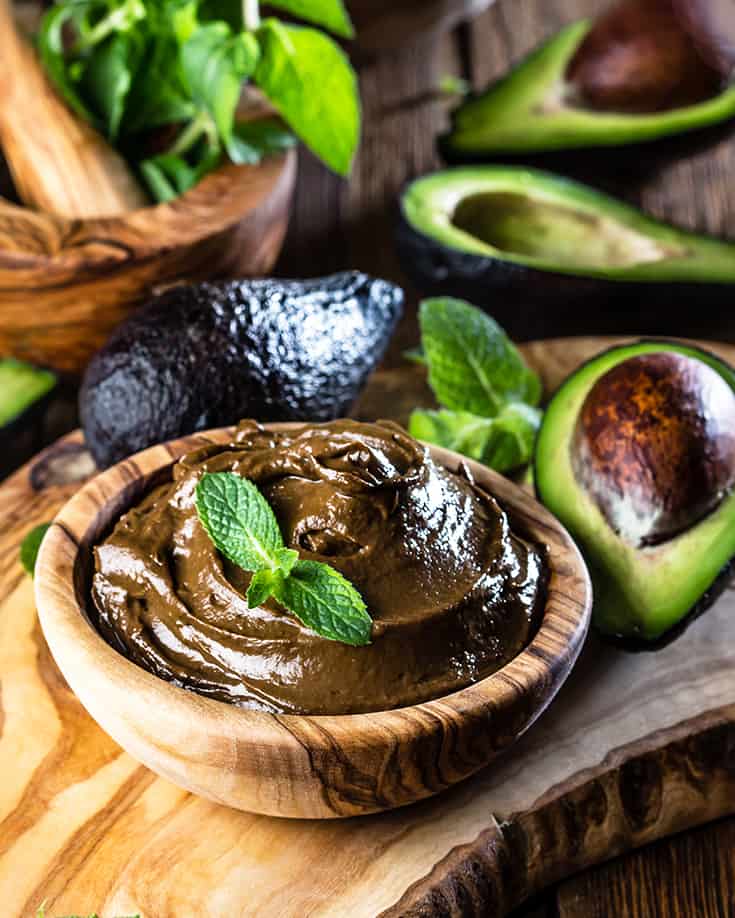 Paleo Avocado Chocolate Pudding