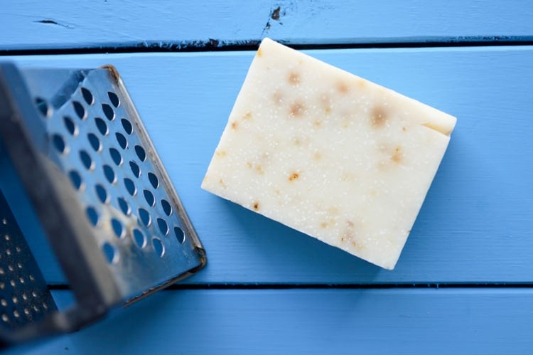soap and grater