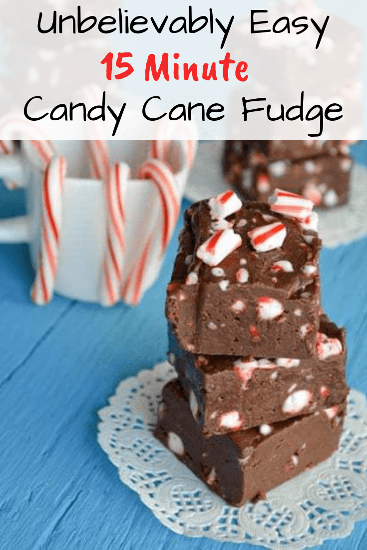 Easy Candy Cane Fudge Recipe