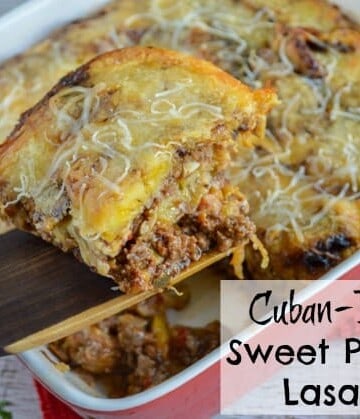 Cuban-Inspired Sweet Plantain Lasagna