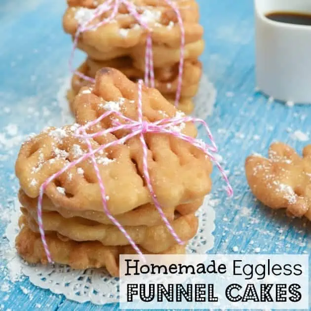Homemade Eggless and Dairy Free Mini Funnel Cakes The Artisan Life