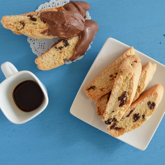 biscotti and espresso