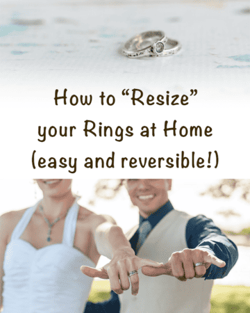 how to resize your rings at home