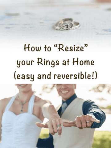 how to resize your rings at home