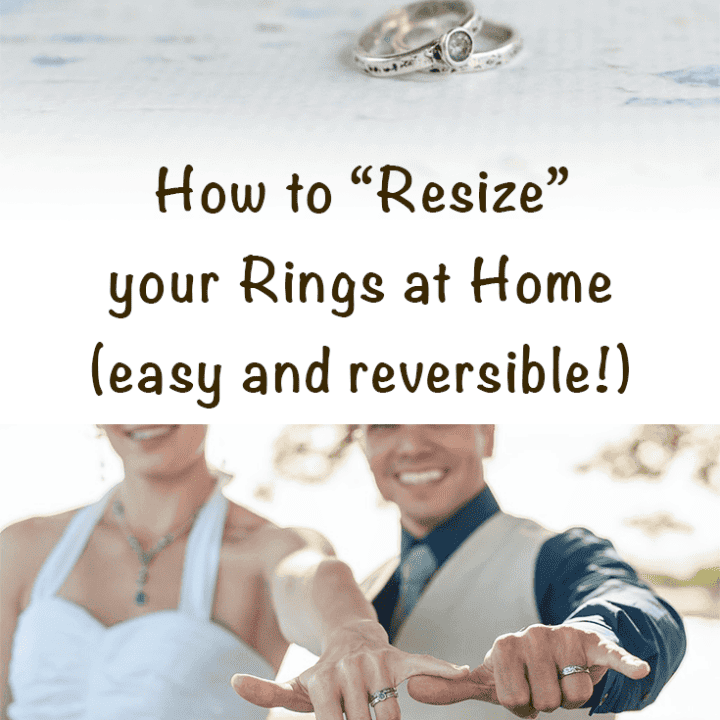 How to Resize your Ring at Home (Comfortable & pretty way to make your  loose ring fit) - The Artisan Life