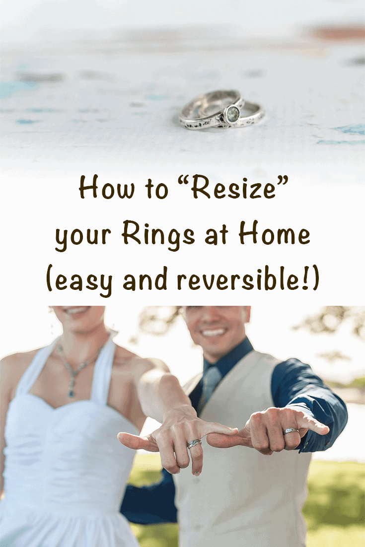 Proberen oog dosis How to Resize your Ring at Home (Comfortable & pretty way to make your  loose ring fit) - The Artisan Life