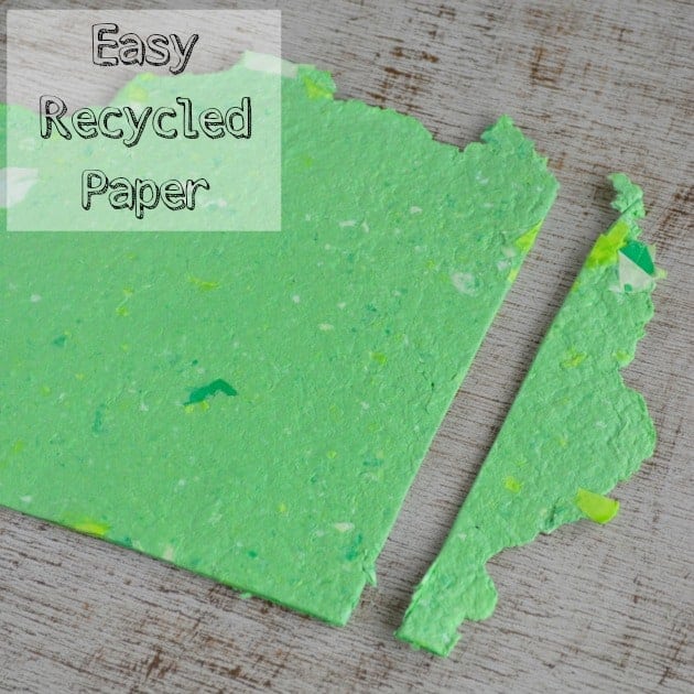 How to make Recycled Paper without a Screen - diy Thought