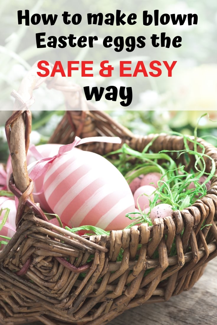 How to make blown easter eggs the safe and easy way
