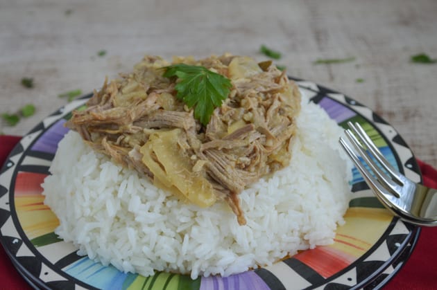 lechon asado with pork tenderloin in the slower cooker