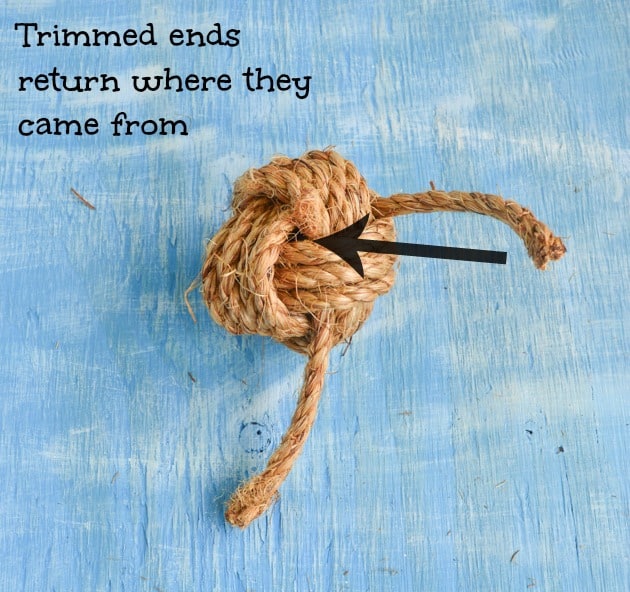 trimmed ends