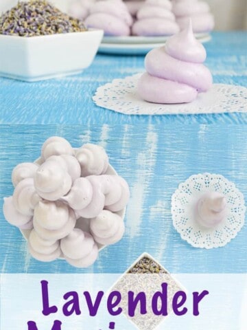 airy lavender meringues recipe