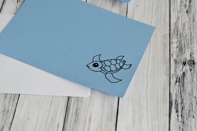 cute sea turtle notebook cover