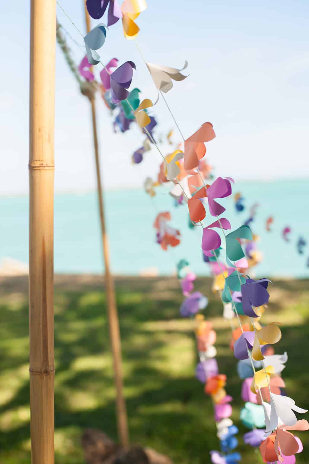 Origami Flower Garland