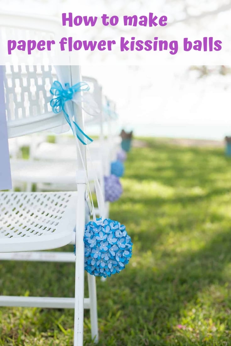  Comment faire des boules de baisers de fleurs en papier 