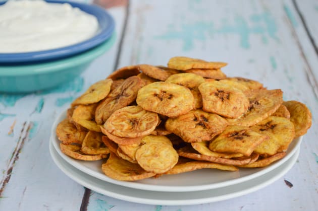 Baked Green Plantain Chips