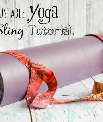 Adjustable Yoga Mat Sling Tutorial