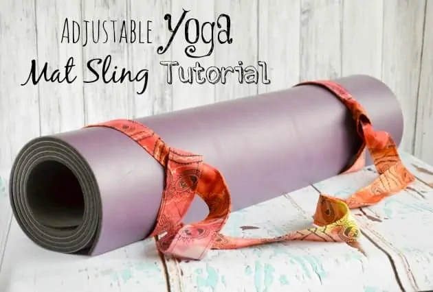  Justerbar yogamatta Sling handledning