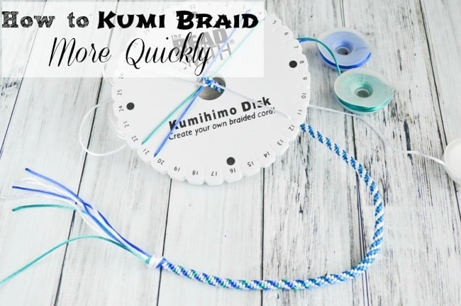 diy kumihimo braid disk used for