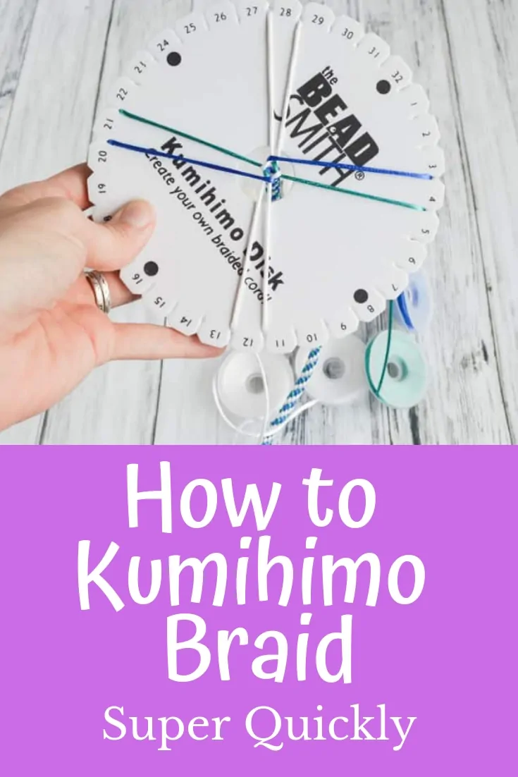 How to kumihimo braid super quickly