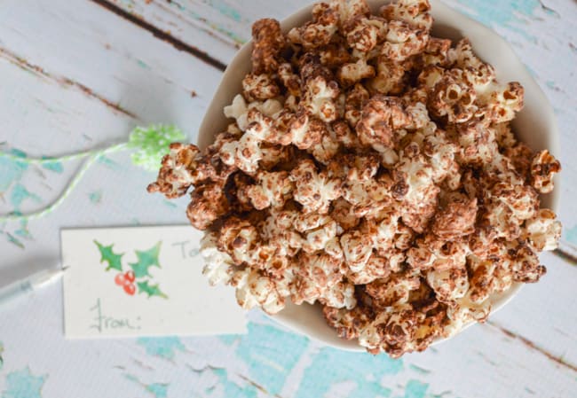 Mint Essential Oil Chocolate Popcorn