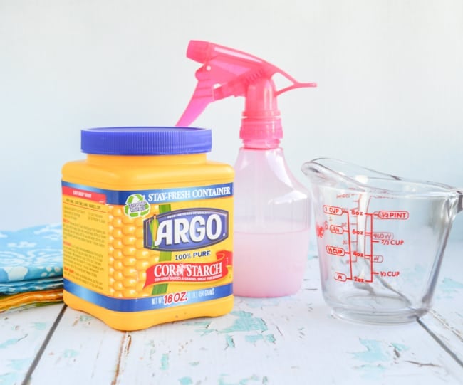 materials for diy spray starch