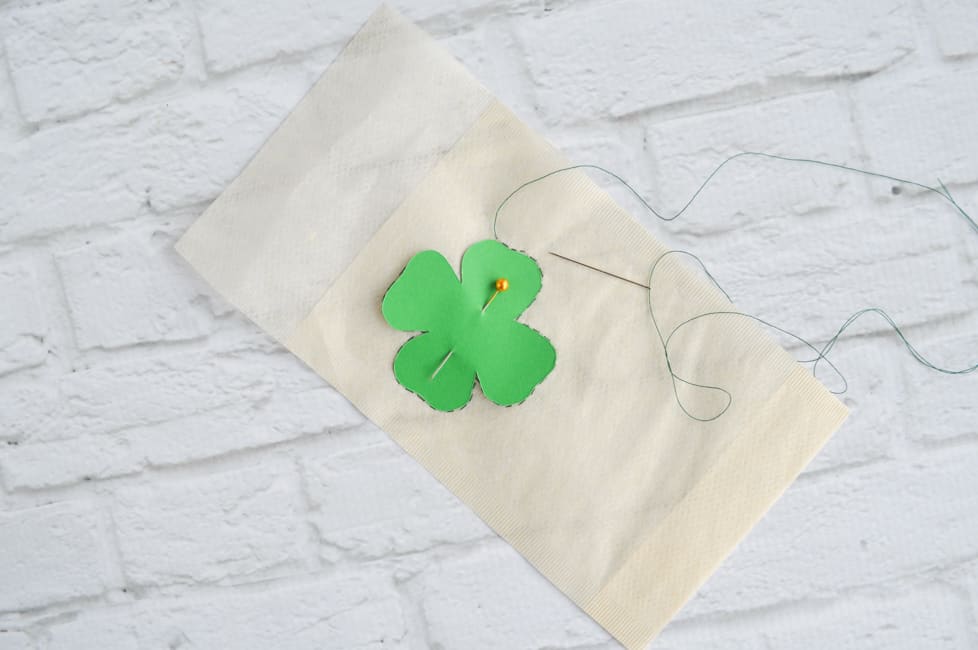 sew around the shamrock