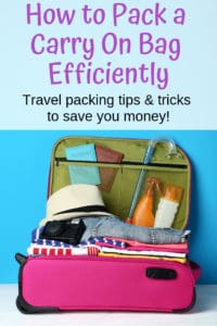 How to Travel Light with Just a Carry on (and save money!) - The ...