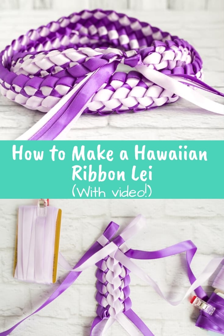 How to make a Hawaiian ribbon lei - with video tutorial!