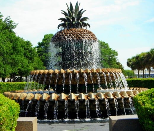 pineapple fountain