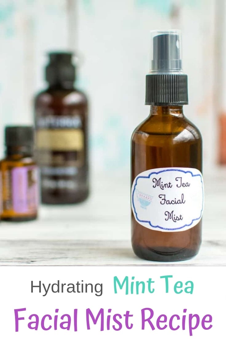 Hydrating mint tea facial mist recipe