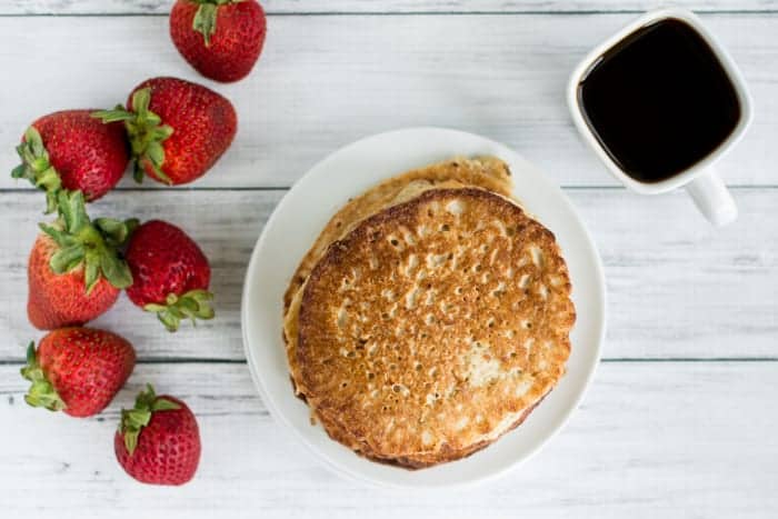 Oatmeal Cottage Cheese Protein Pancakes