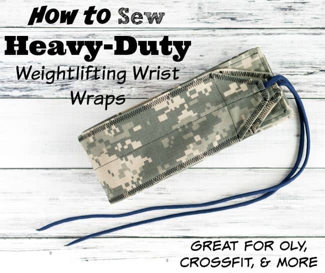 How to Sew Heavy Duty Wrist Wraps
