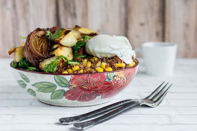 Sweet Potato Quinoa Protein Skillet