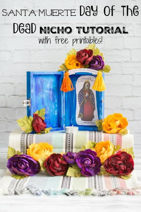 Santa Muerte Nicho Tutorial with free printables