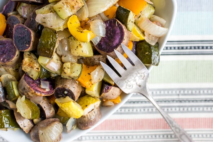 Weekly Meal Prep Oven Roast Veggies